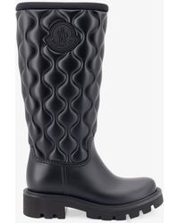 Moncler - Kickstream Quilt Pvc And Neoprene Rain Boots - Lyst