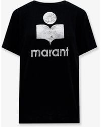 Isabel Marant - Marant Etoile Zewel Linen T-Shirt - Lyst