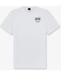 Pinko - Cotton T-Shirt - Lyst