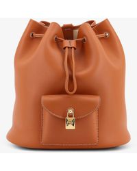 Loro Piana - Extra Drawstring L27 Leather Backpack - Lyst