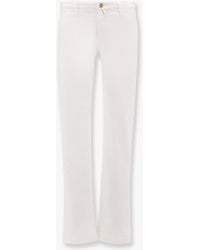 Jacob Cohen - Bobby Cotton Blend Trouser With Iconic Handkerchief - Lyst
