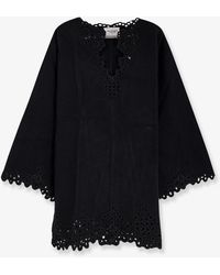 Isabel Marant - Sherazade Short Cotton Dress - Lyst
