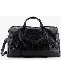 Balenciaga - Le City Boston L Leather Handbag - Lyst