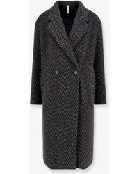 Hevò - Santa Cesarea Wool Blend Coat - Lyst