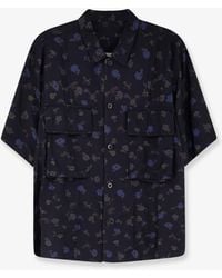 Sacai - Shirts Rayon Cotone - Lyst