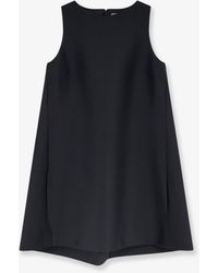 Balenciaga - A-Line Silk Mini Dress - Lyst