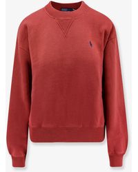 Polo Ralph Lauren - Cotton Blend Sweater With Embroidered Logo On The Front - Lyst