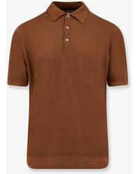 Corneliani - Virgin Wool Polo Shirt - Lyst