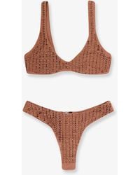 VENUJA - Nylon Bikini With All-Over Rhinestones - Lyst