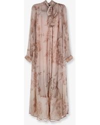 Mes Demoiselles - Grace Long Viscose Dress - Lyst