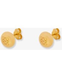 Loewe - Paula's Ibiza Anagram Pebble Sterling Earrings - Lyst