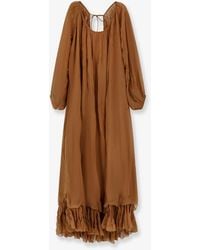 Mes Demoiselles - Crash Long Viscose Dress - Lyst