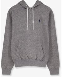 Polo Ralph Lauren - Cotton Blend Sweatshirt With Embroidered Logo - Lyst
