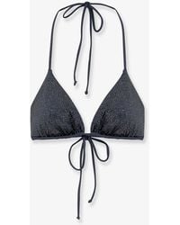ビキニ MC2 SAINT BARTH Annabelle Bikini Top Woman triangle bikini Annabelle Virgo with rhinestones – MC2