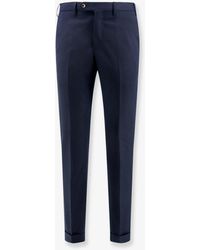 PT Torino - Style Stretch Wool Master Fit Trousers - Lyst