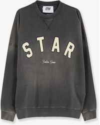 Golden Goose - Cotton Sweatshirt With Front Logo - Lyst