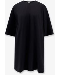 TOTEME - Relaxed Tee Lyocell And Cotton Short Dress - Lyst