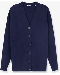 Aspesi - Wool And Cashmere Blend Cardigan - Lyst