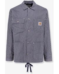 Carhartt - Notus Coach Striped Cotton Jacket - Lyst