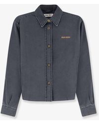 Miu Miu - Light Denim Shirt - Lyst