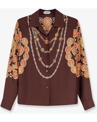 Versace - Informal Silk Shirt - Lyst