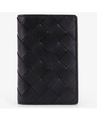 Bottega Veneta - Intrecciato Leaher Cardholder - Lyst