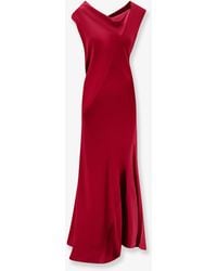 Alberta Ferretti - Viscose Long Dress - Lyst