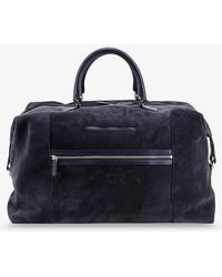 Kiton - Suede Weekend Travel Bag - Lyst