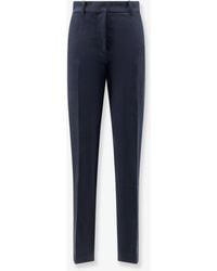 JOSEPH - Viscose And Stretch Cotton Trousers - Lyst