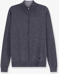 Corneliani - Full-Zip Wool Cardigan - Lyst