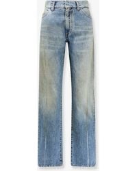 MM6 by Maison Margiela - Jeans With Numeric Signature Tag - Lyst