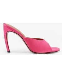 The Attico - Betta Satin Sandals - Lyst