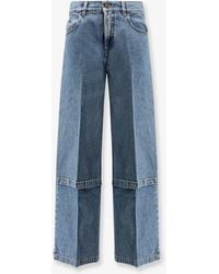 The Attico - Jeans With Logo Embroidery - Lyst