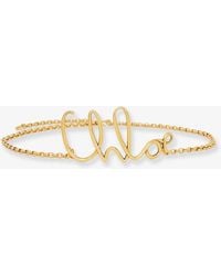 Chloé - Chloé Iconic Brass Belt - Lyst