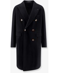 Tagliatore - Unlined Virgin Wool And Cashmere Coat - Lyst