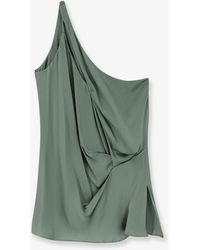 Semicouture - Satin Top - Lyst