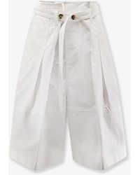 Bottega Veneta - Cotton Bermuda Shorts - Lyst