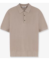 Bramani Cashmere - Cotton And Silk Blend Polo Shirt - Lyst