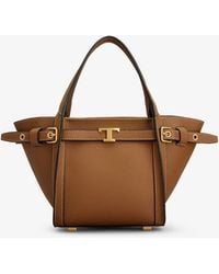 Tod's - T Signature Leather Tote Bag - Lyst
