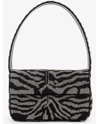 STAUD - Tommy Beaded Bag Shoulder Bag With All-Over Beads - Lyst