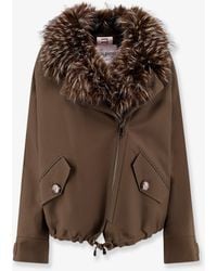 VALENTINI 1972 - Cotton Parka With Faux Fur Lining - Lyst