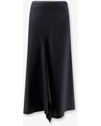 Nude - Wool Blend Long Skirt - Lyst