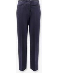 Max Mara - Pegno Viscose Blend Trousers - Lyst