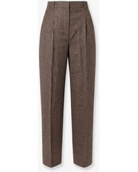 TOTEME - Viscose And Certified Wool Trousers - Lyst