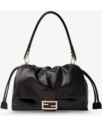 Fendi - Baguette Soft Large Leather Bag - Lyst