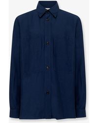 Laneus - Viscose And Linen Shirt - Lyst