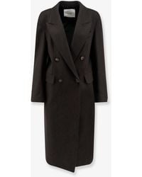 Hevò - Martina Franca Wool Blend Coat - Lyst