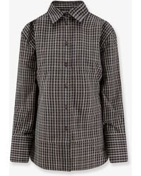 Rohe - Cotton Shirt With Check Pattern - Lyst