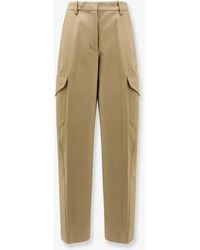 Givenchy - Cotton And Wool Cargo Trousers-Donna - Lyst