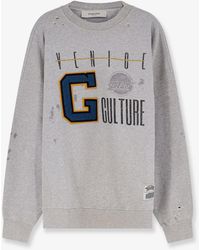 Golden Goose - Deluxe Brand Cotton Sweatshirt With Print On The Front - Lyst